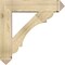 Ekena Millwork Olympic Arts and Crafts Rough Sawn Bracket w/ Offset Brace, Douglas Fir, 8"W x 34"D x 34"H BKT0806X34X34OLY03RDF - alternate 2